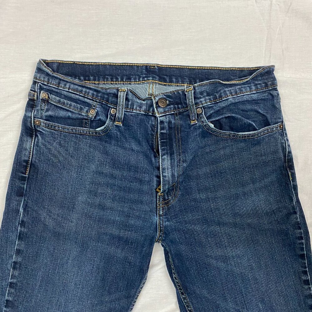 Levi's 511 - 34'' Waist 32'' Inseam Levi Strauss Jeans - Dark Blue Washed - Picture 2 of 9